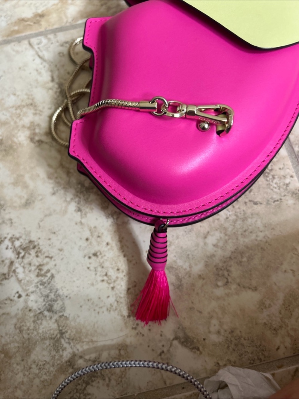 kate spade New York Pink tiny Elephant Crossbody Bag nwot - Picture 5 of 6